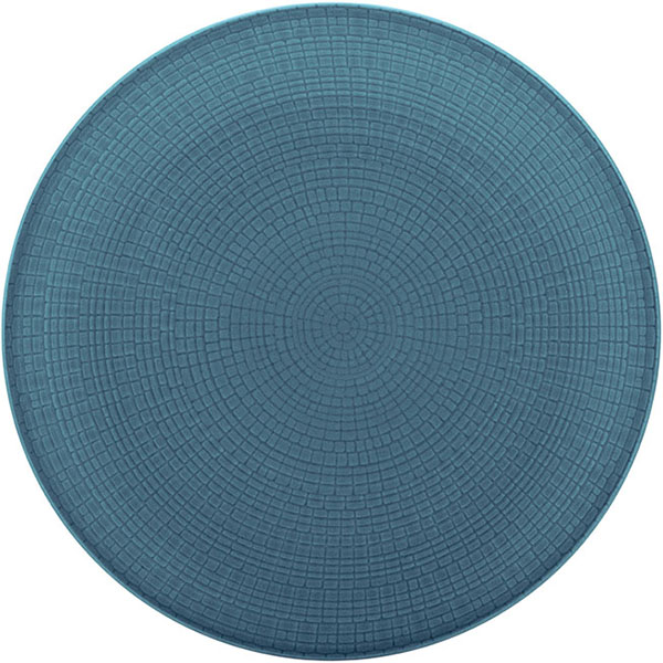 Тарелка мелкая; керамика; D=21см; синий