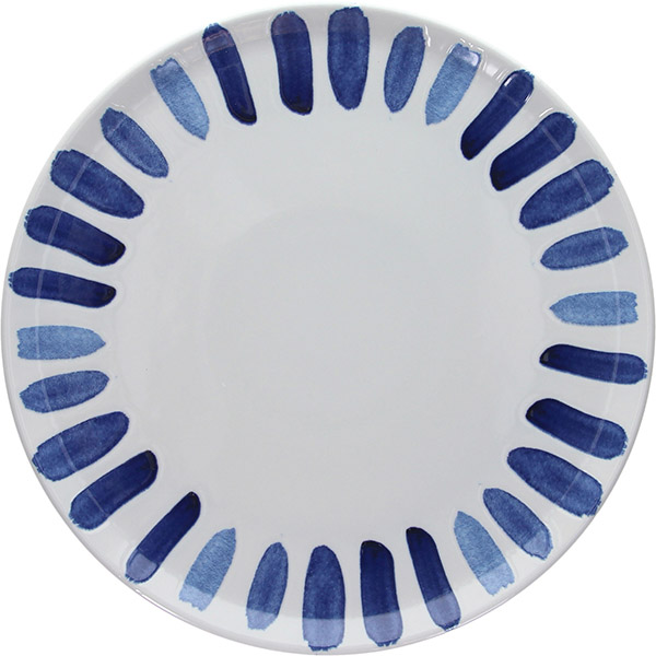 Тарелка «Панарея»; фарфор; D=322, H=20мм; белый, синий