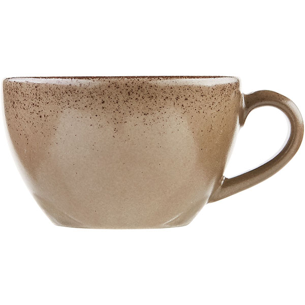 Чашка чайная «Бистро Нэйчерал Вуд»; фарфор; 180мл; D=90, H=54мм; болотн.