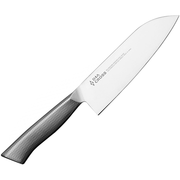 Нож поварской «Диакросс» сантоку  сталь нержавеющая  , H=20, L=295/165, B=25мм Sumicama Cutlery