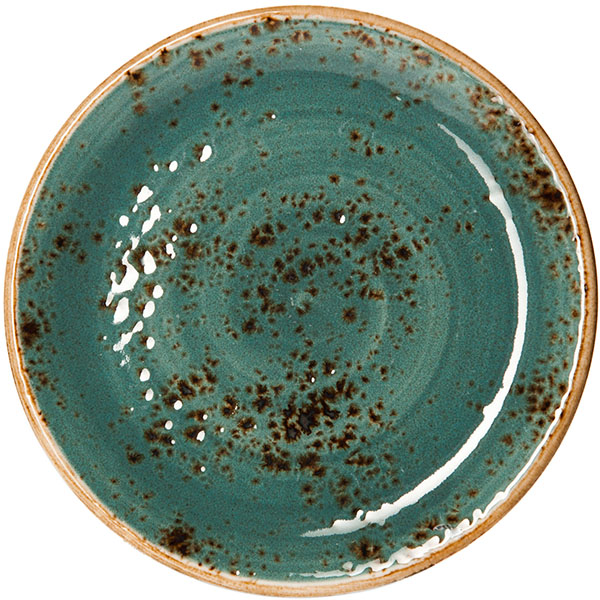Тарелка пирожковая «Крафт»; материал: фарфор; диаметр=150, высота=13 мм; синий