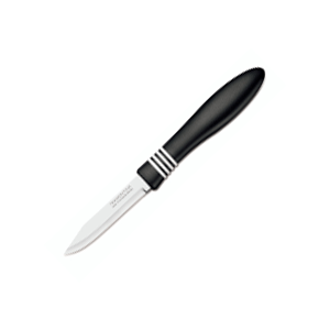 Нож для чистки овощей и фруктов; , L=75мм; черный