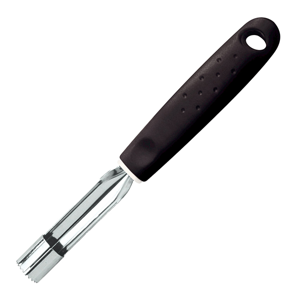 Нож для удаления сердцевины «Утилита»; сталь нержавеющая, пластик; D=20, L=235мм; черный, металлический