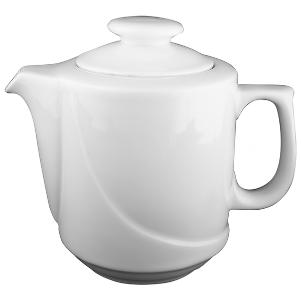 Чайник «Белая» Принц  фарфор  0, 75л Башкирский фарфор