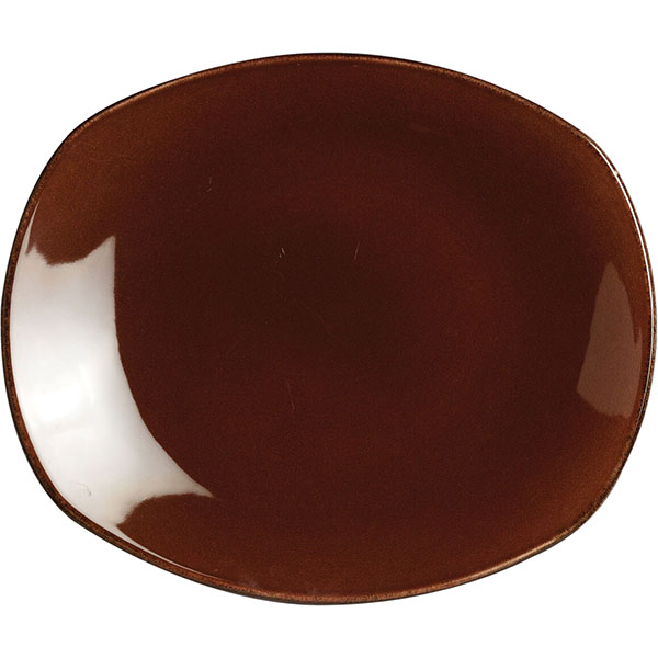 Тарелка мелкая овальная «Террамеса мокка»  материал: фарфор  высота=3, длина=30.5, ширина=26 см. Steelite