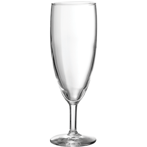 Бокал для шампанского флюте «Наполи»; стекло; 182 мл; диаметр=55, высота=167 мм; прозрачный