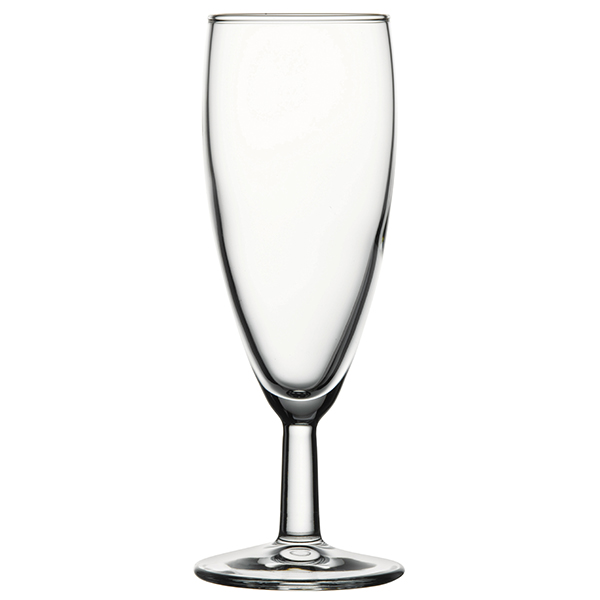 Бокал для шампанского флюте «Банкет»; стекло; 160 мл; диаметр=50/59, высота=158 мм; прозрачный