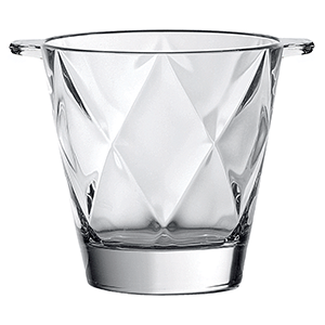 Емкость для льда «Кончерто»; стекло; диаметр=15, высота=15 см.