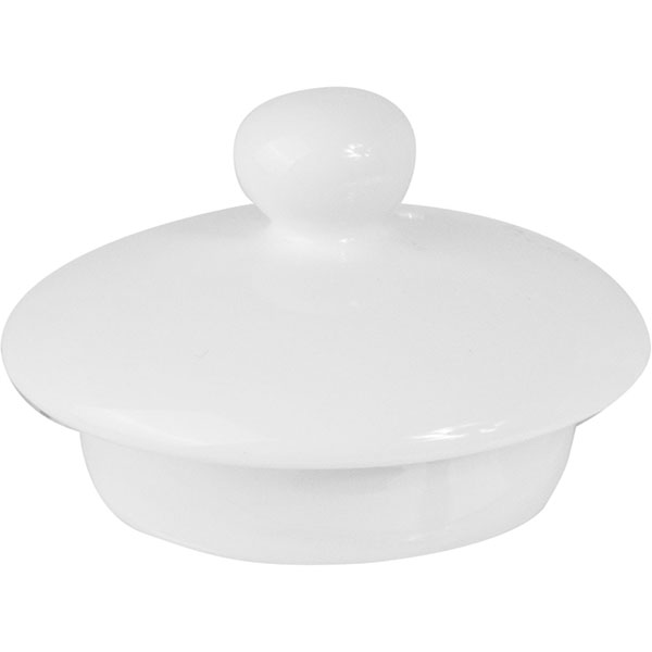 Крышка для чайника «Кунстверк»; материал: фарфор; 800 мл; D=73/55мм.; белый