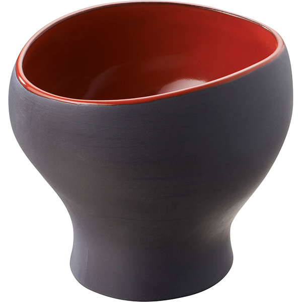 Супница, Бульонница (бульонная чашка); материал: фарфор; 450 мл; цвет: черный,красный