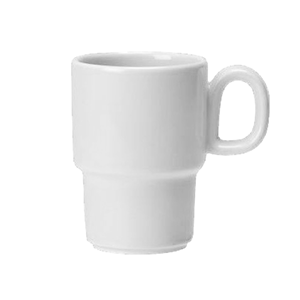 Чашка кофейная «Лив»; материал: фарфор; 85 мл; белый