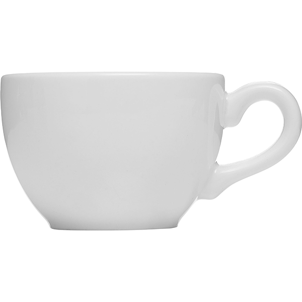 Чашка кофейная «Монако Вайт»; материал: фарфор; 85 мл; диаметр=6, высота=5, длина=8.5 см.; белый