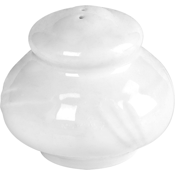 Солонка ”Бочонок” «Аркадия»; материал: фарфор; диаметр=7, высота=6.5 см.; белый