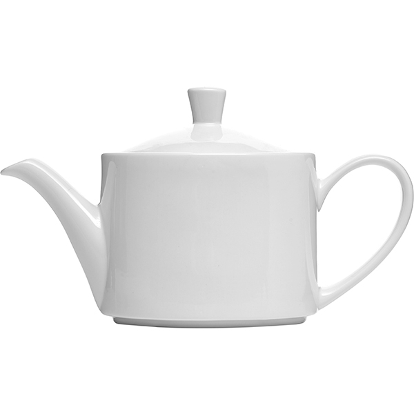 Чайник «Монако Вайт»; материал: фарфор; 360 мл; диаметр=73, высота=75, длина=205, ширина=90 мм; белый