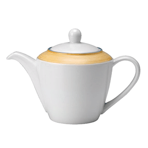 Чайник «Рио Еллоу»; материал: фарфор; 310 мл; белый, желтый 