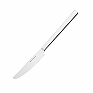 Нож столовый «Профиль»; сталь нержавеющая; длина=230/100, ширина=4 мм; металлический