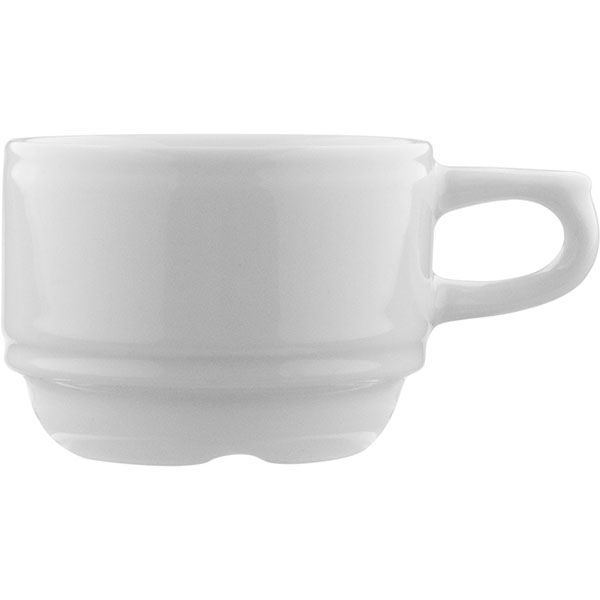 Чашка кофейная «Нептун»; материал: фарфор; 80 мл; белый