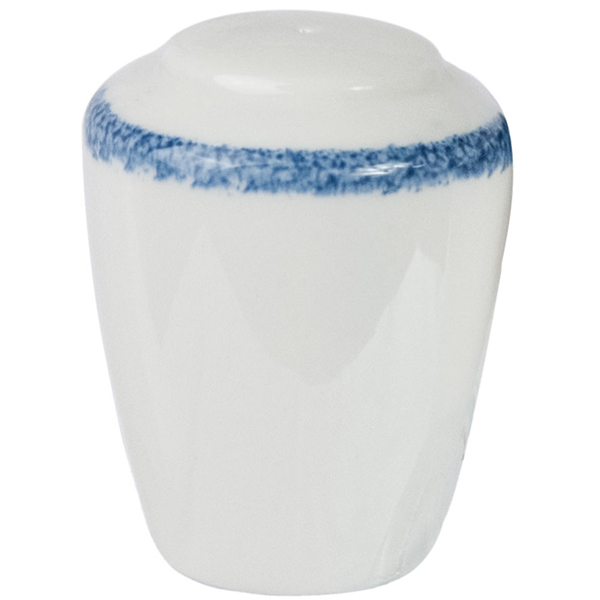 Солонка «Блю дэппл»; материал: фарфор; диаметр=6/4, высота=7.5 см.; белый, синий