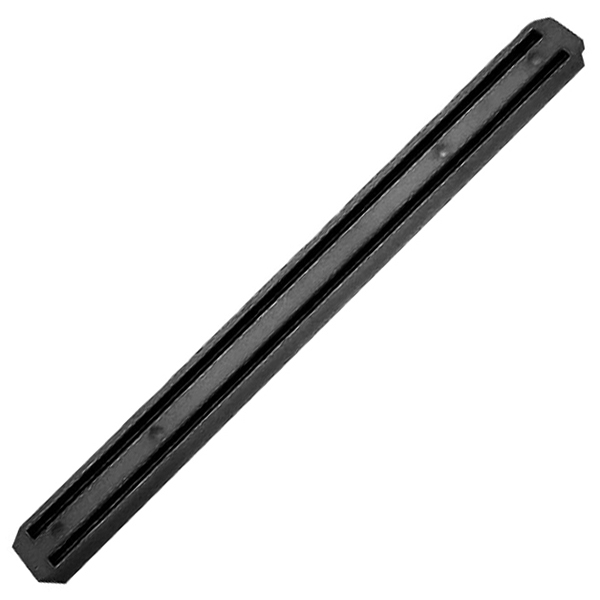 Держатель магнитный для ножей; сталь; высота=25, длина=600, ширина=40 мм; цвет: черный, металлический