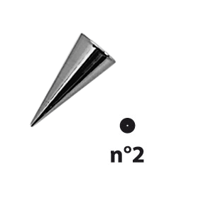 Насадка кондитерская для декора №2 диаметр=1.5 мм; сталь; диаметр=1.5 мм