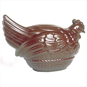 Форма для шоколада «Курица на корзине»  поликарбонат  MATFER