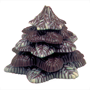 Форма для шоколада «Ель»; поликарбонат; диаметр=88, высота=88 мм