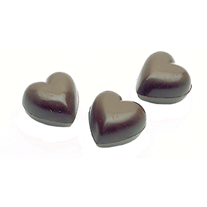 Форма для шоколада «Сердце» [36шт]  длина=25, ширина=25 мм  MATFER