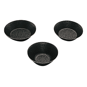 Форма для выпечки (3 штуки); сталь; диаметр=35, высота=15 мм; коричневый