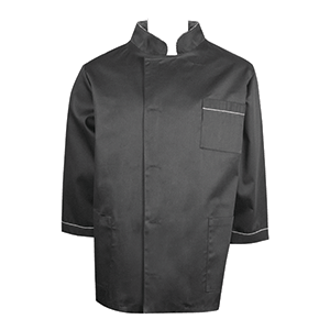 Куртка двубортная 44-46размер  твил  цвет: черный POV