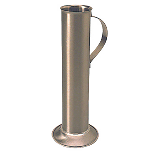 Емкость для измерения плотности сиропа; сталь нержавеющая; диаметр=36, высота=17.5 см.