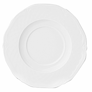 Блюдце «Афродита»; материал: фарфор; диаметр=17 см.; белый