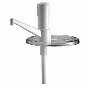 Дозатор для приправ с крышкой; пластик; диаметр=17.3, высота=25 см.; белый