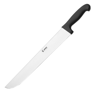 Нож для мяса; сталь нержавеющая, полипропилен; длина=36 см.; металлический, цвет: черный