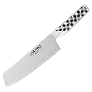 Нож для овощей рифленый «Глобал»  сталь нержавеющая  длина=18 см. MATFER