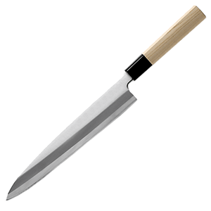 Нож для овощей «Усуба»; сталь нержавеющая, дерево; длина=18 см.