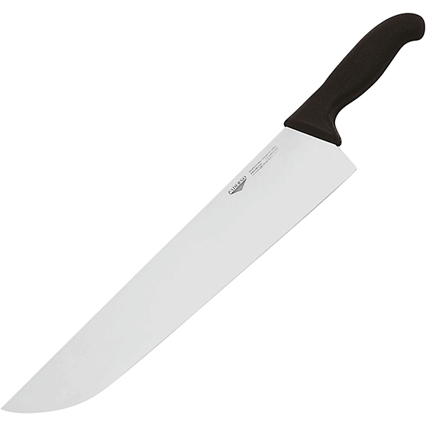 Нож поварской; сталь, пластик; длина=36 см.; цвет: черный,металлический