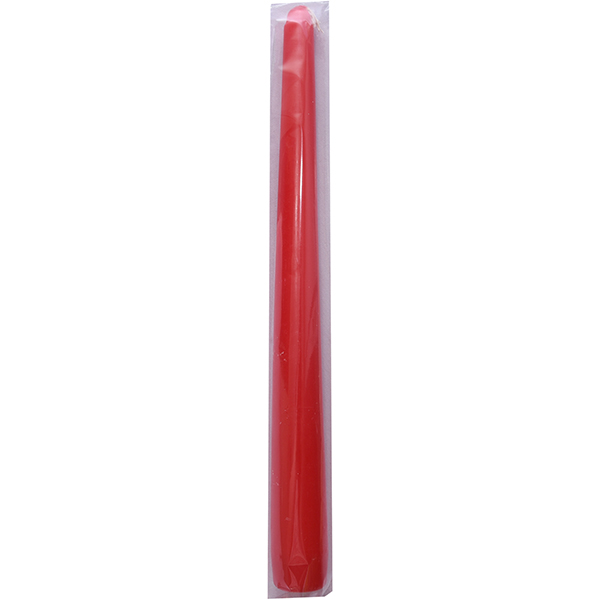 Свечи античные (50 штук); парафин; диаметр=23, высота=245, длина=280 мм; красный