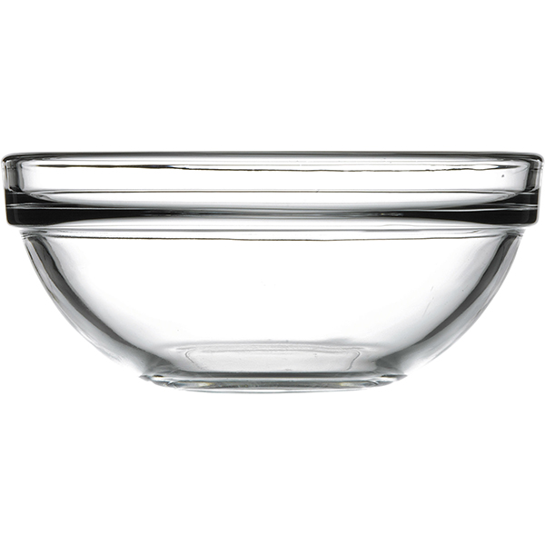 Салатник «Шеф»; стекло; 348 мл; диаметр=120, высота=52 мм; прозрачный
