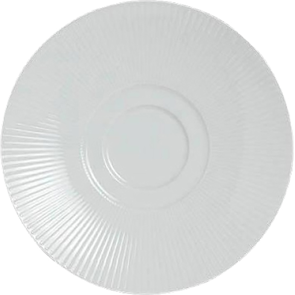 Блюдце «Соната»; материал: фарфор; диаметр=13 см.; белый