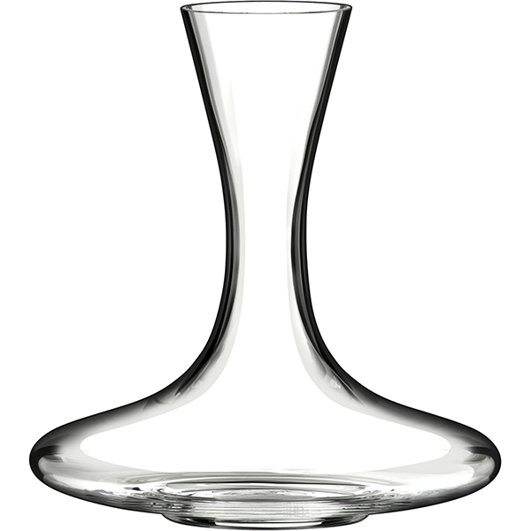 Декантер «Карафс»; хрустальное стекло; объем: 1 литр; диаметр=72, высота=220, ширина=210 мм; прозрачный