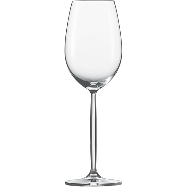 Бокал для вина «Дива»; хрустальное стекло; 310 мл; диаметр=54/70, высота=230 мм; прозрачный