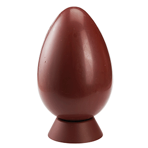Форма для шоколада «Яйцо» [4 шт]; поликарбонат; длина=9.8, ширина=6.5 см.
