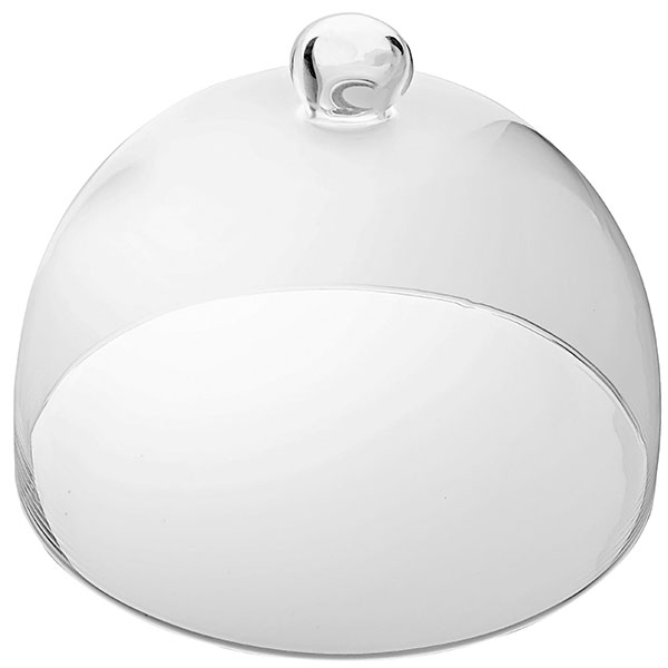 Крышка для тортовницы «Сан Марко»; стекло; диаметр=27.5, высота=20.5 см.