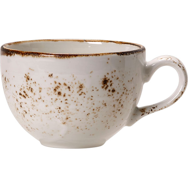 Чашка кофейная «Крафт»; материал: фарфор; 85 мл; диаметр=6.5, высота=5, длина=8.5 см.; белый