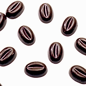 Форма для шоколада «Кофейное зерно» [104 шт]; длина=17, ширина=12 мм