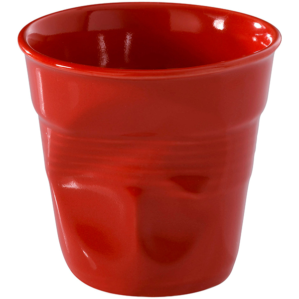 Стакан для эспрессо «Фруассэ»; материал: фарфор; 80 мл; диаметр=65, высота=60 мм; красный