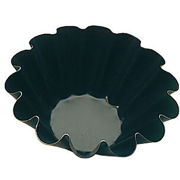 Форма для выпечки бриошей; сталь, антипригарное покрытие; диаметр=16, высота=6.5 см.