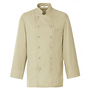 Куртка поварская, размер 54 без пуклей; полиэстер,хлопок; бежевая