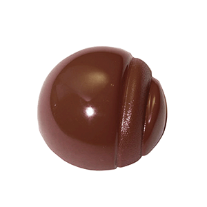 Форма для шоколада «Полукруг с узором» [28шт]; поликарбонат; диаметр=32, высота=17 мм