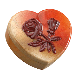 Форма для шоколада «Сердце-коробочка»; поликарбонат; высота=35, длина=110, ширина=95 мм
